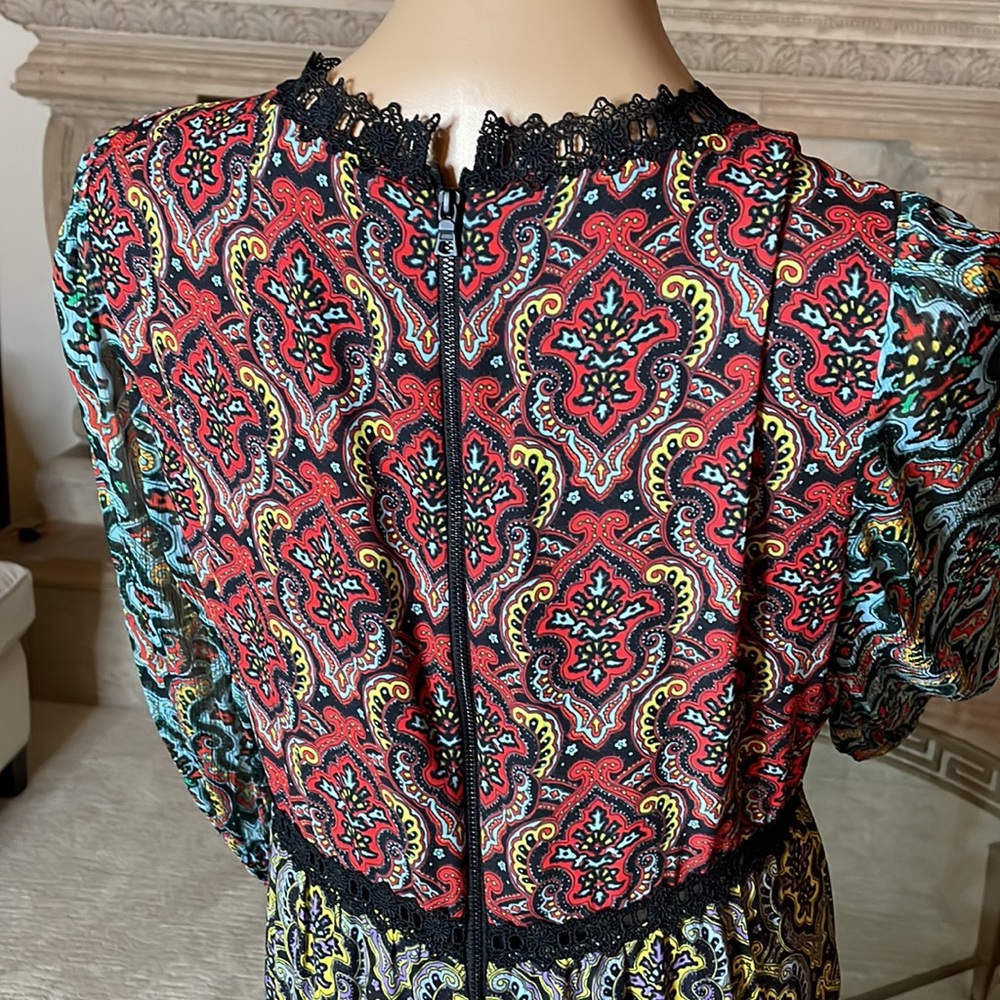 Beautiful multi color Alice and Olivia dress - Picture 4 of 7